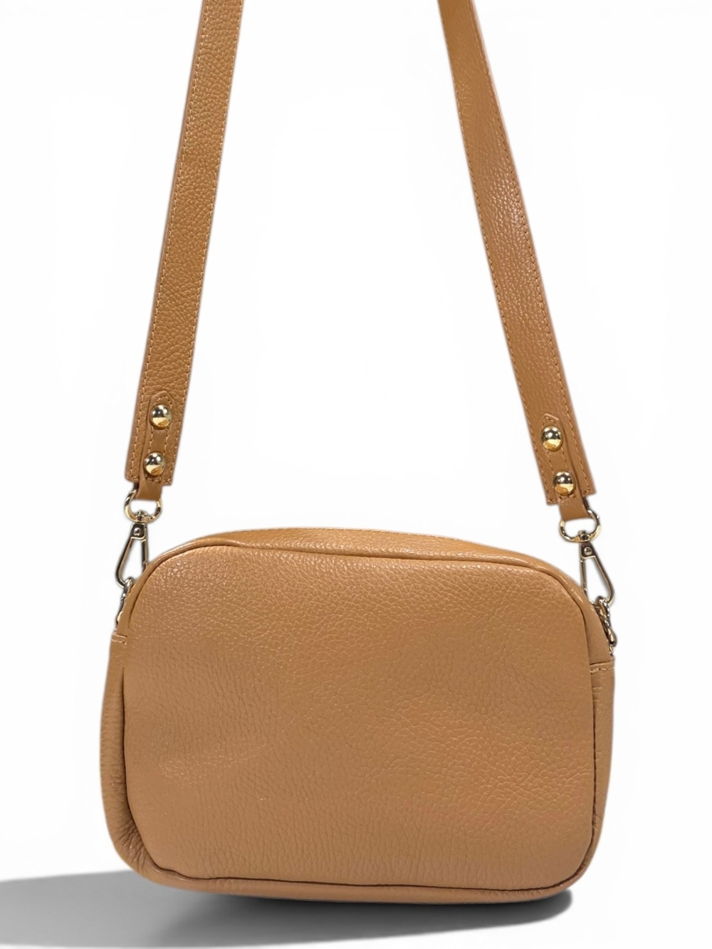 Viola Gigli Genuine Leather Crossbody Bag, Made in Italy, NEW WITHOUT TAG - Picture 2 of 14